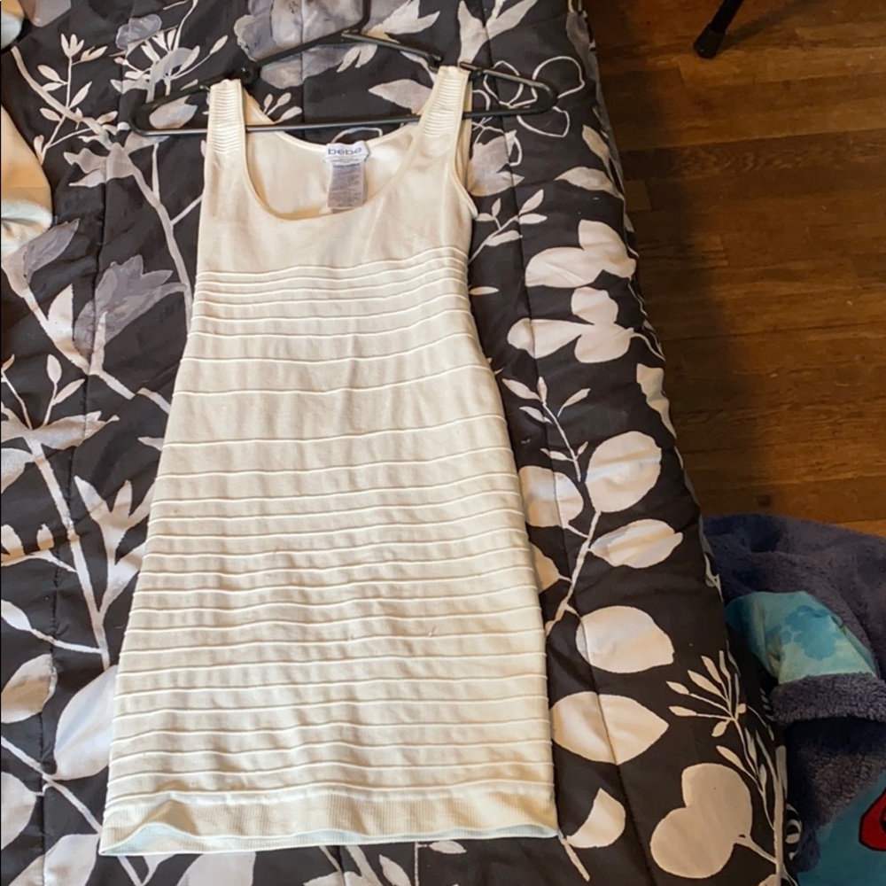White bebe dress